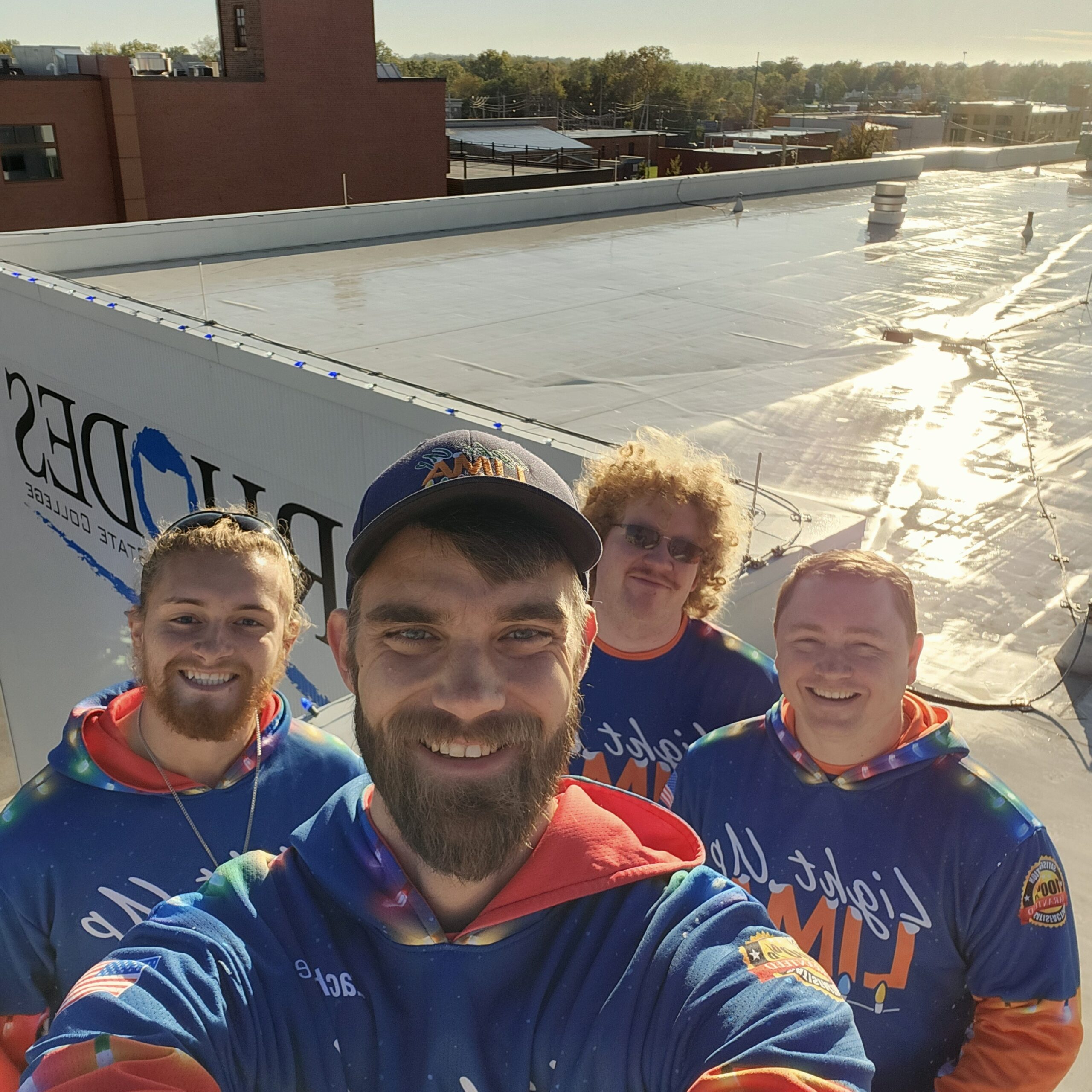 Light Up Lima team on the job