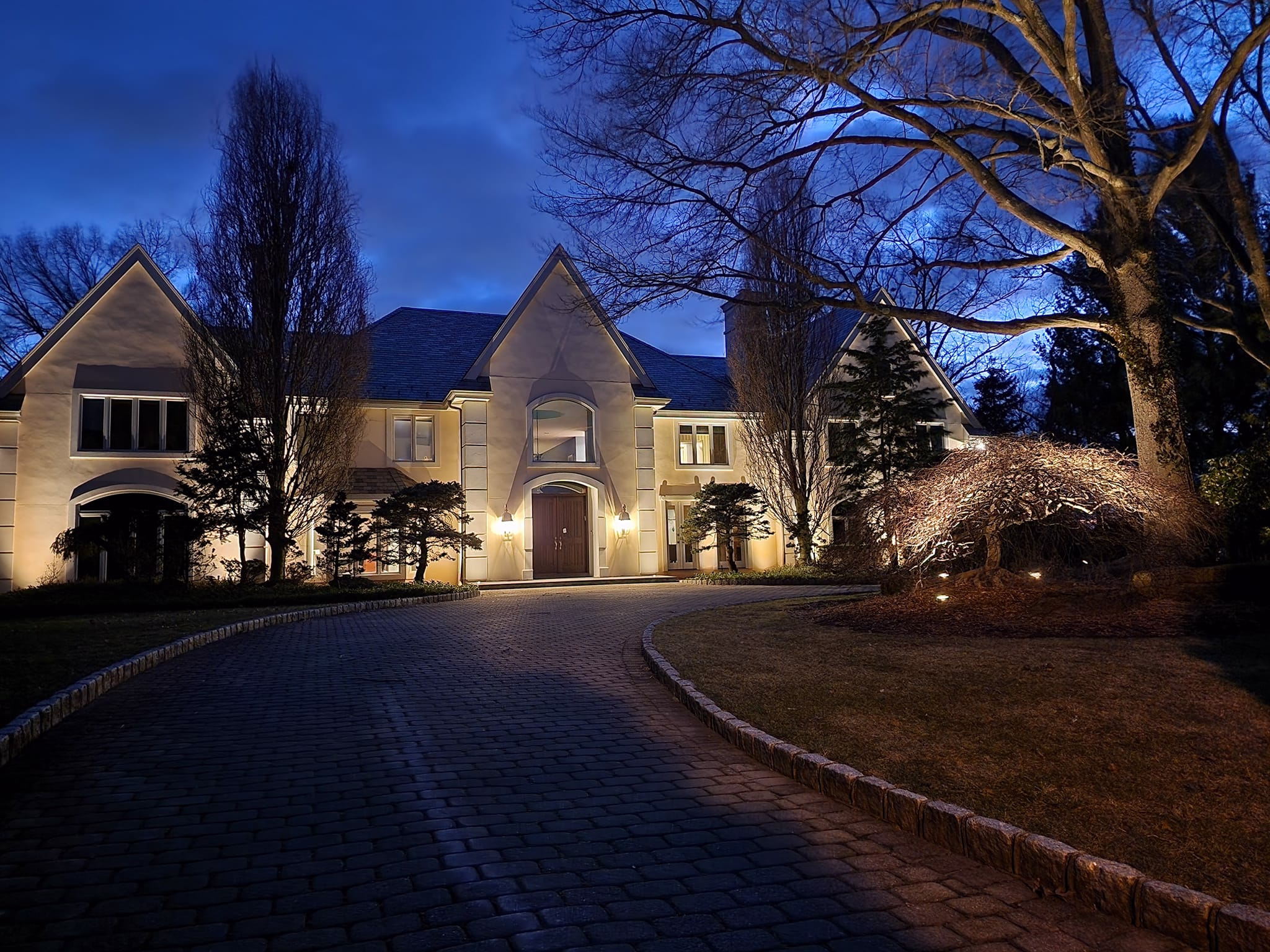 Outdoor lighting project by Light Up Lima. Northwest Ohio
